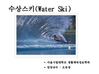 수상스키 (Water Ski)