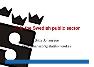 IT in the Swedish public sector