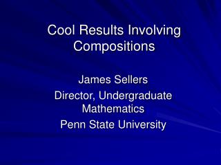 Cool Results Involving Compositions