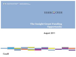 The Insight Grant Funding Opportunity