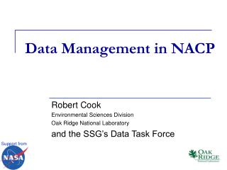 Data Management in NACP