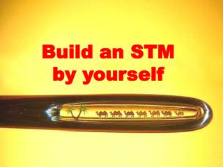 Build an STM by yourself
