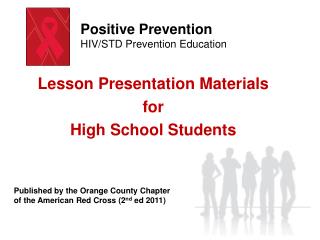 Lesson Presentation Materials for High School Students