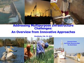 Addressing Multipurpose Infrastructure Challenges: An Overview from Innovative Approaches