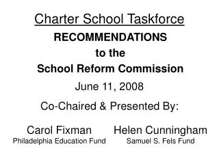Charter School Taskforce