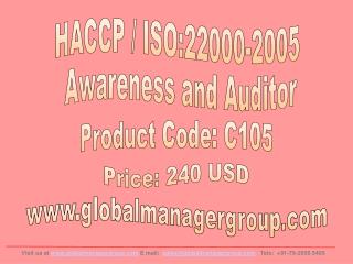 ISO 22000 Training