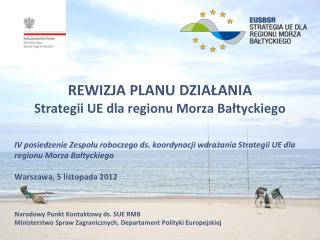 REWIZJA PLANU DZIAŁANIA Strategii UE dla regionu Morza Bałtyckiego
