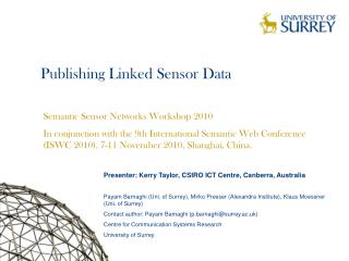 Publishing Linked Sensor Data