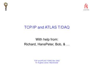 TCP/IP and ATLAS T/DAQ