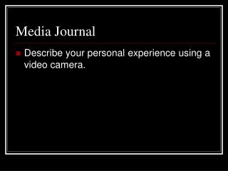 Media Journal