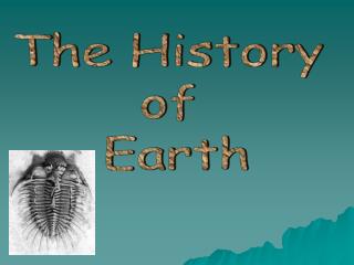 The History of Earth