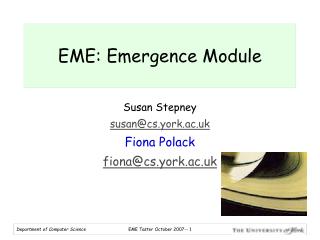 EME: Emergence Module