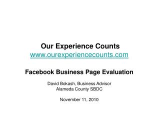 Our Experience Counts ourexperiencecounts