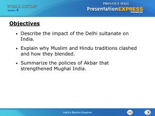 Describe the impact of the Delhi sultanate on India.