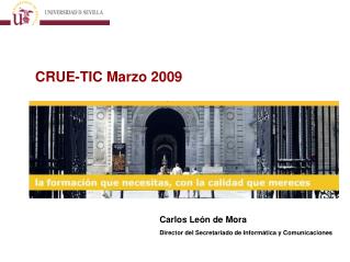 CRUE-TIC Marzo 2009