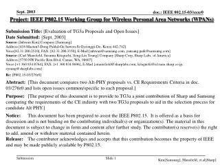 Project: IEEE P802.15 Working Group for Wireless Personal Area Networks (WPANs)