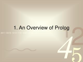 1. An Overview of Prolog