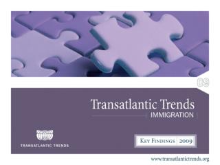 Transatlantic Trends: Immigration