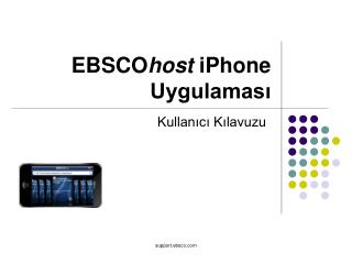 EBSCO host iPhone Uygulaması