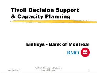 Tivoli Decision Support &amp; Capacity Planning