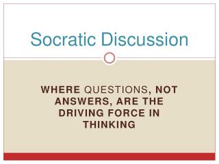 Socratic Discussion