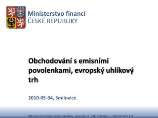 Obchodování s emisními povolenkami, evropský uhlíkový trh