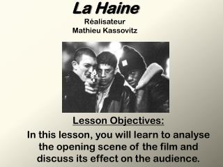 La Haine Réalisateur Mathieu Kassovitz