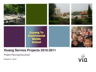 Huang Service Projects 2010-2011