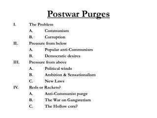 Postwar Purges