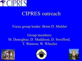 CIPRES outreach