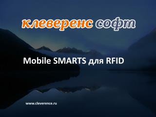 Mobile SMARTS для RFID