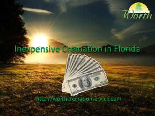 Inexpensive Cremation in Florida
