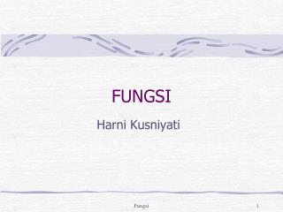 FUNGSI