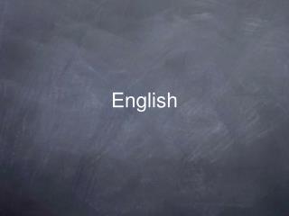 English