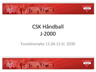 CSK Håndball J-2000
