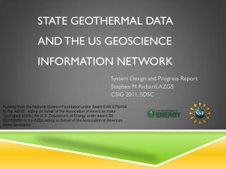 State Geothermal Data and the US Geoscience Information Network