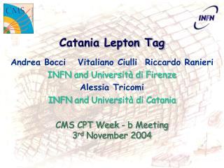 Catania Lepton Tag