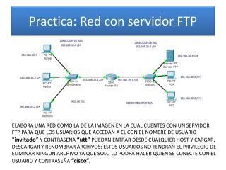 Practica: Red con servidor FTP