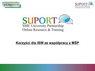 Korzyści dla ISW ze współpracy z MŚP