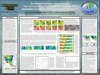 An Observational Analysis of The 13 July Gulf Surge Event During The