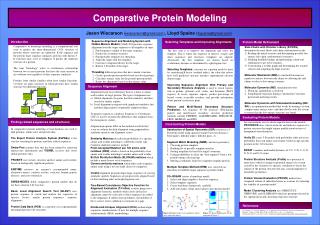Comparative Protein Modeling