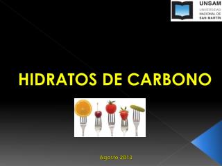 HIDRATOS DE CARBONO