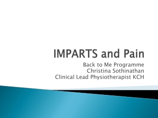 IMPARTS and Pain