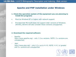 1. Check the operation system of the equipment you are planning to install the programs