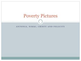 Poverty Pictures