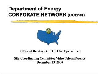 Department of Energy CORPORATE NETWORK (DOEnet)