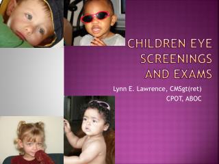 Children Eye Screenings and Exams