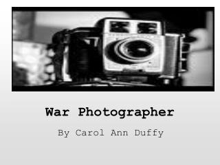 War Photographer