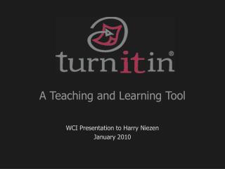 A Teaching and Learning Tool