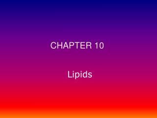 CHAPTER 10